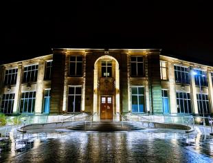 King's Buildings by night